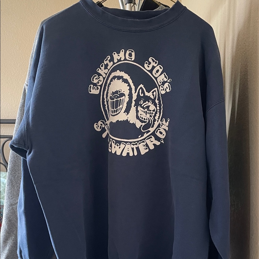 Eskimo Joe’s Hanes Navy Crewneck Men's sweatshirt